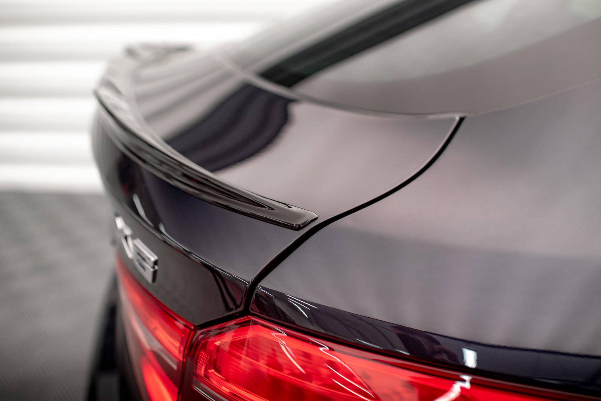 Spoiler CAP für 3D BMW X6 M-Paket F16 schwarz matt