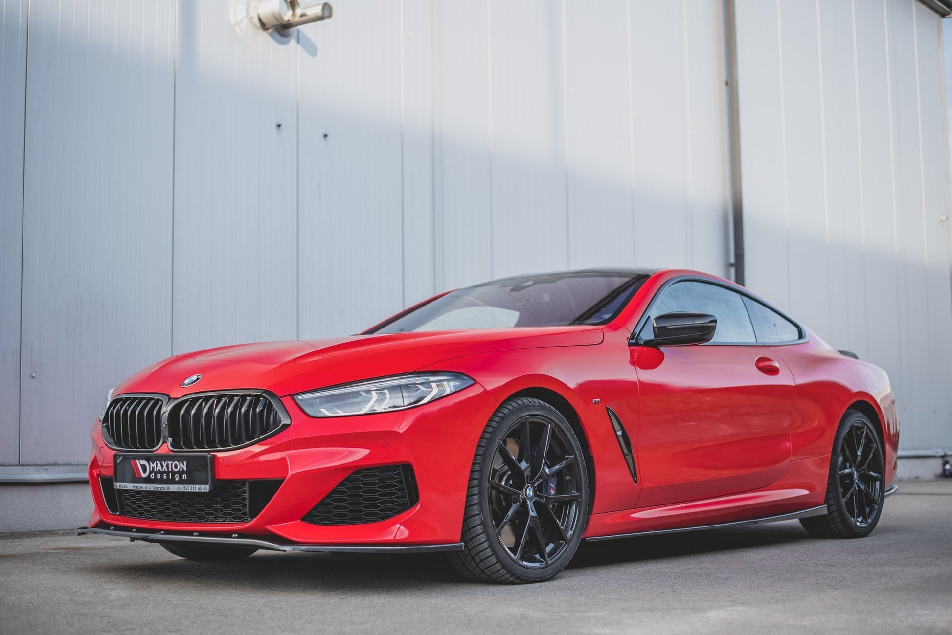 Seitenschweller Ansatz für BMW 8 Coupe M-Paket G15 schwarz Hochglanz