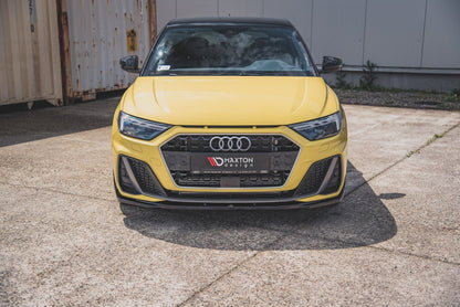 Front Ansatz V.2 für Audi A1 S-Line GB schwarz matt