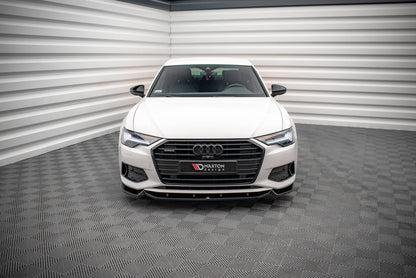 Front Ansatz V.2 für Audi A6 C8 Carbon Look