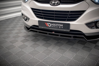 Front Ansatz für Hyundai ix35 Mk1 schwarz Hochglanz