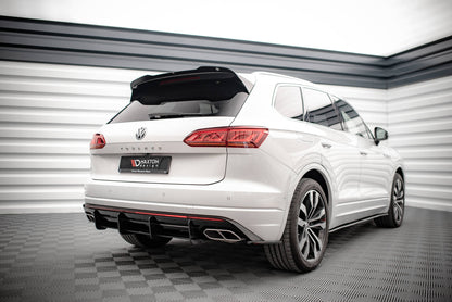 Spoiler CAP für Volkswagen Touareg R-Line Mk3 schwarz Hochglanz