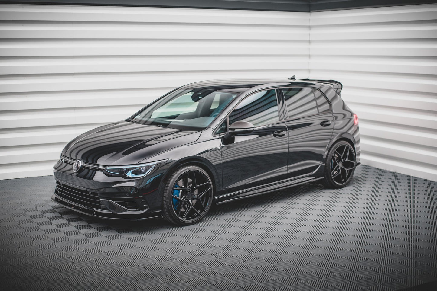 Seitenschweller Ansatz für V.1 für Volkswagen Golf R Mk8 Carbon Look