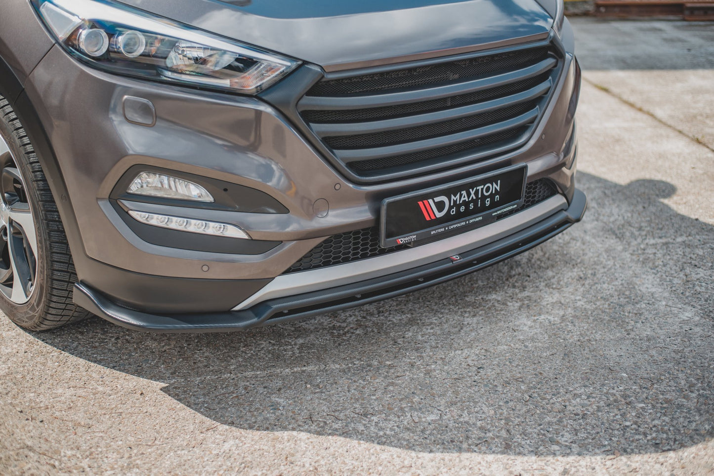 Front Ansatz für Hyundai Tucson Mk3 Carbon Look
