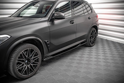 Seitenschweller Ansatz für BMW X5M F95 schwarz matt