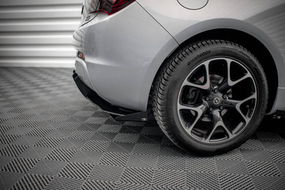 Robuste Racing Diffusor Heck Ansatz +Flaps für Opel Astra GTC OPC-Line J schwarz Hochglanz