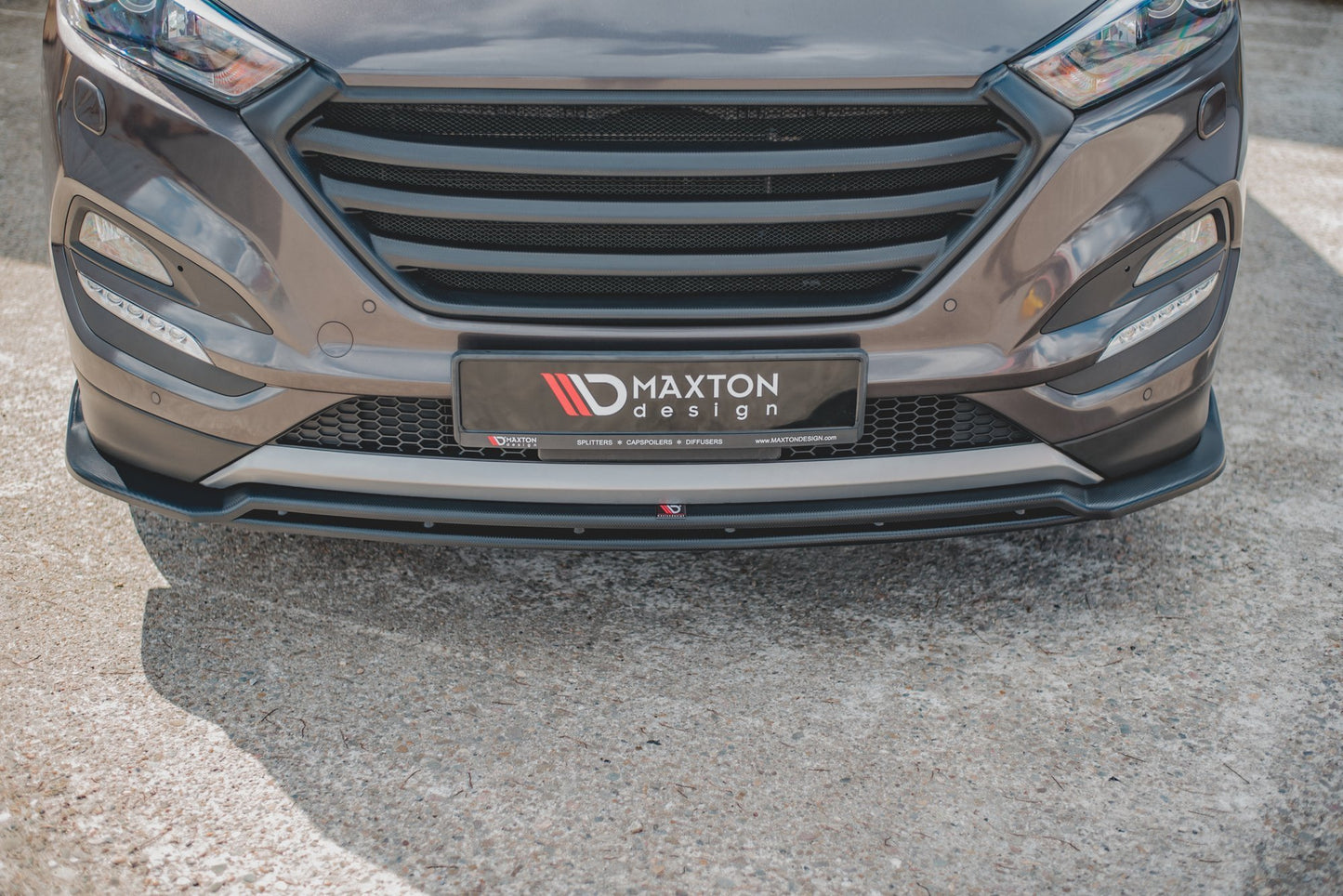 Front Ansatz für Hyundai Tucson Mk3 Carbon Look