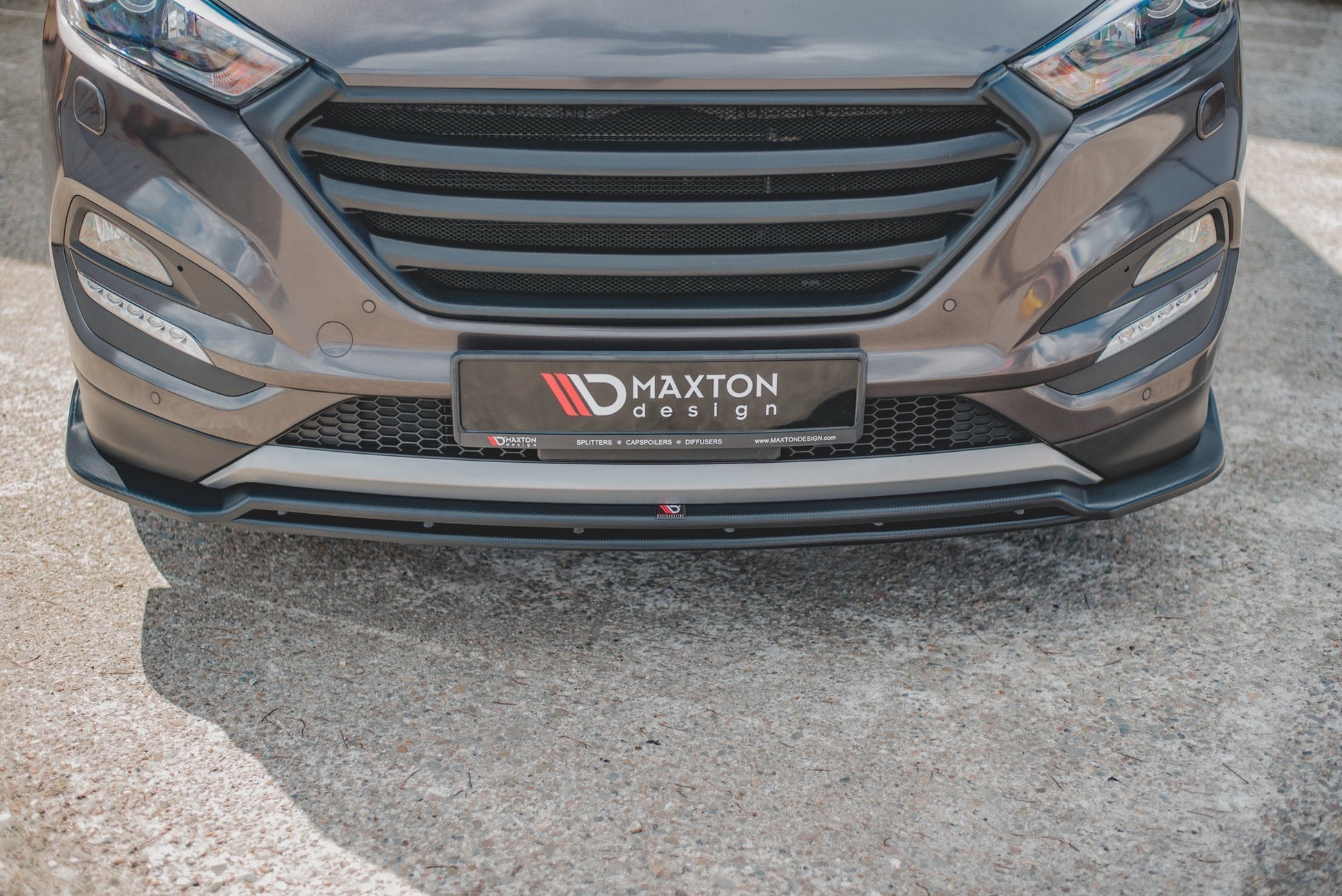 Front Ansatz für Hyundai Tucson Mk3 Carbon Look