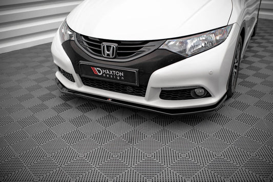 Front Ansatz V.1 für Honda Civic Mk9 schwarz matt