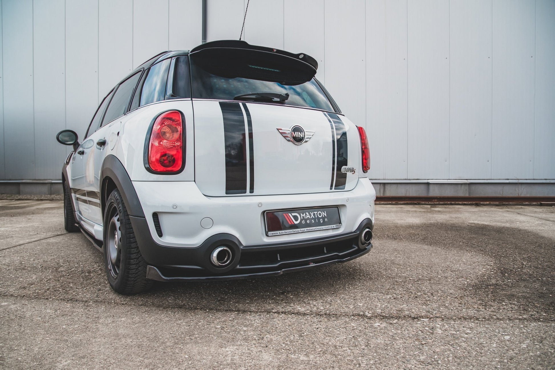 Spoiler CAP für Mini Countryman Mk1 JCW Carbon Look