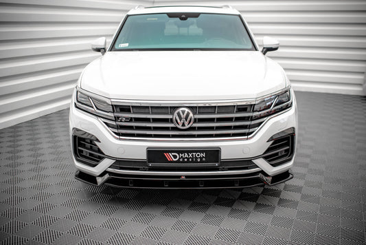 Front Ansatz für Volkswagen Touareg R-Line Mk3 Carbon Look