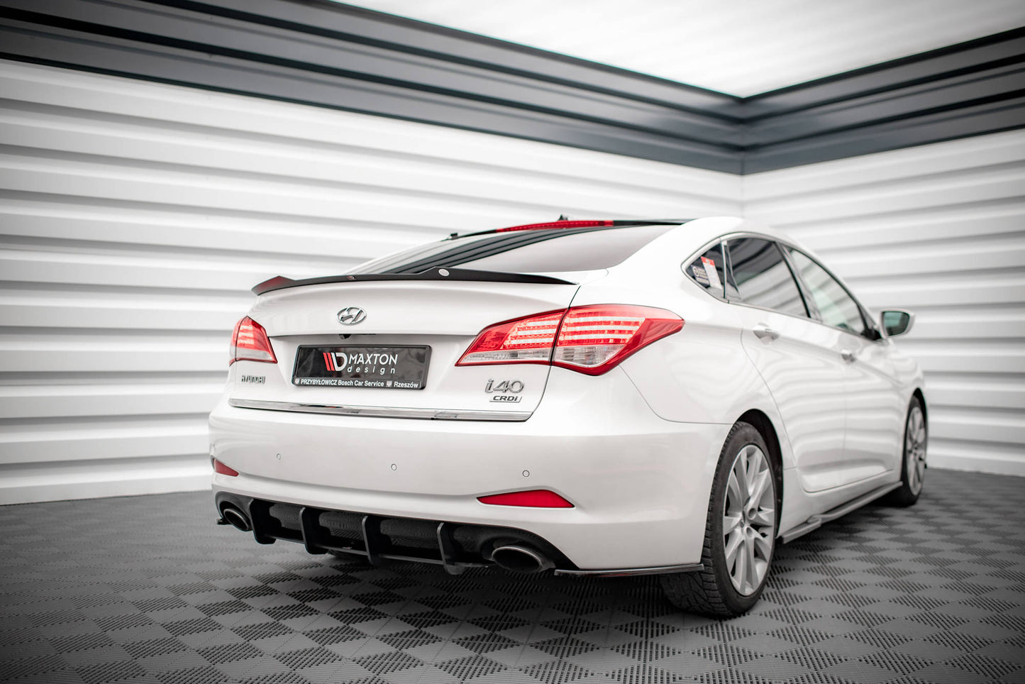 Street Pro Heckschürze für Hyundai I40 Mk1