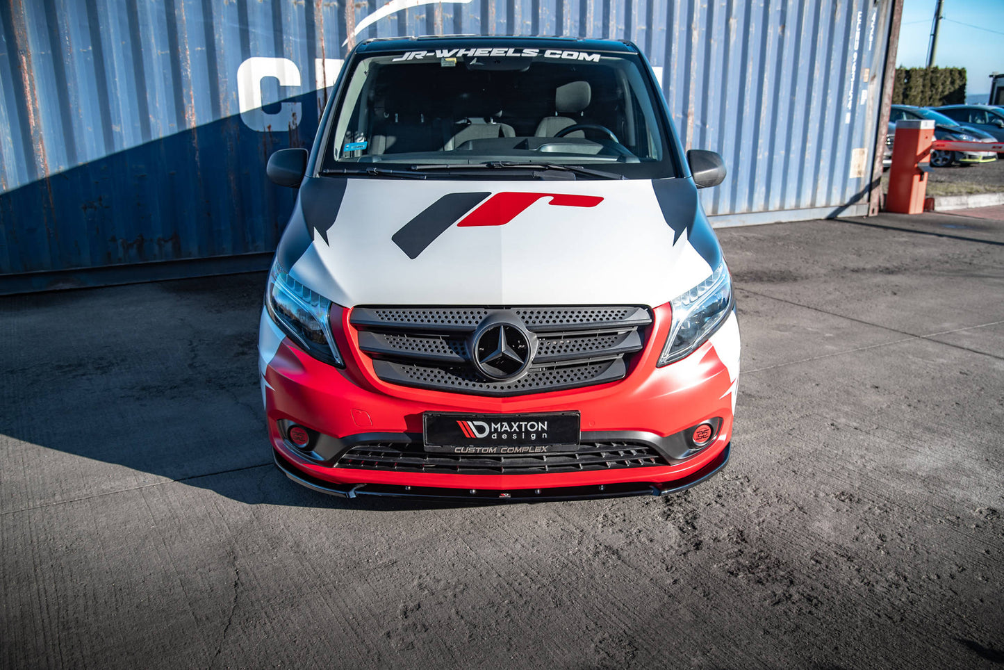 Front Ansatz V.2 für Mercedes-Benz Vito W447 Facelift Carbon Look