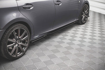 Seitenschweller Ansatz für Lexus GS F Sport Mk4(L10) schwarz matt