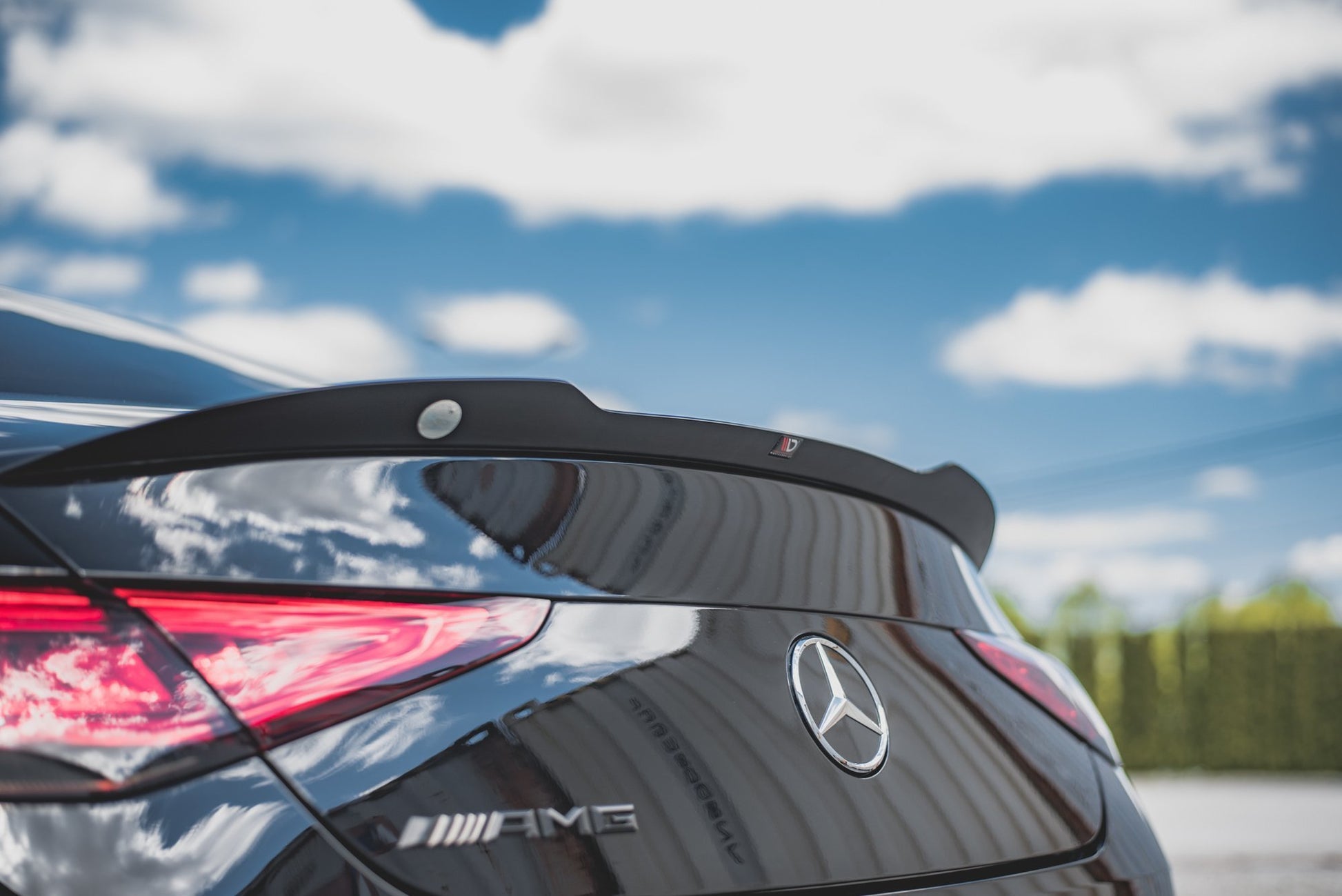 Spoiler CAP für Mercedes-Benz CLS AMG-Line / 53AMG C257  schwarz Hochglanz