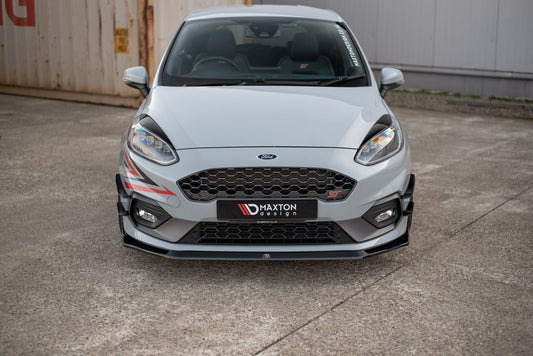Scheinwerfer Blenden Böser Blick für Ford Fiesta Mk8 ST / ST-Line / Standard Carbon Look