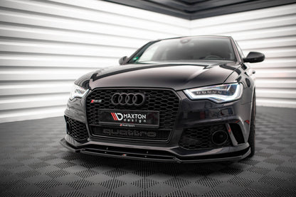 Front Ansatz für Audi A6 RS6 Look C7 Carbon Look