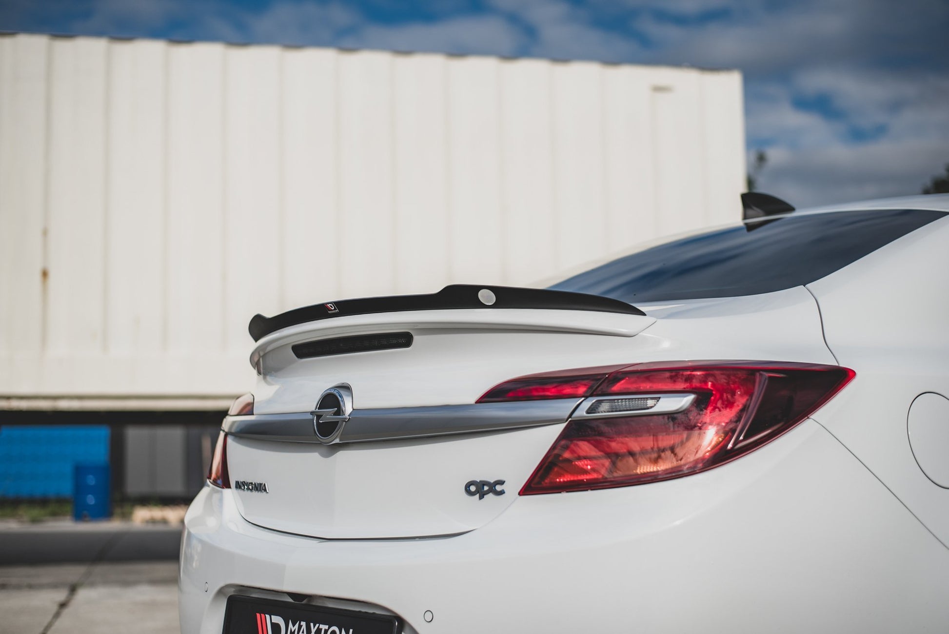 Spoiler CAP für Opel Insignia Mk. 1 OPC Facelift Carbon Look