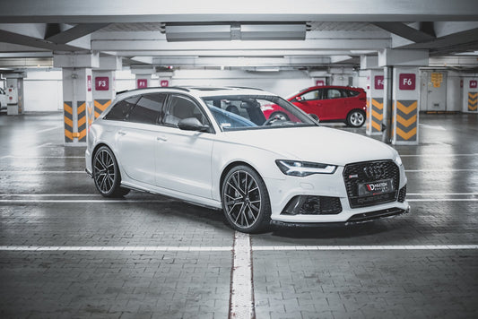 Front Ansatz V.3 für Audi RS6 C7 schwarz matt