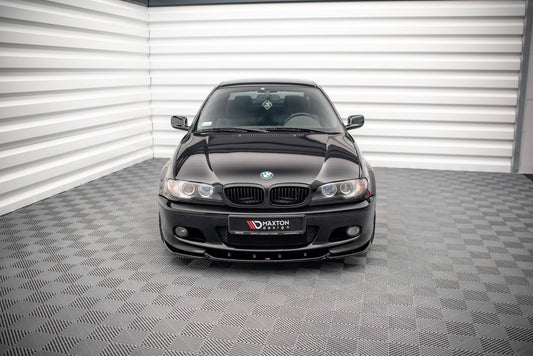 Front Ansatz V.2 für BMW 3er Coupe M-Paket E46 schwarz matt