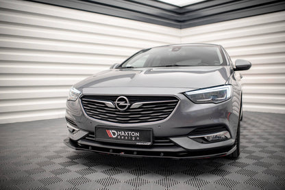 Front Ansatz V.1 für Opel Insignia Mk2 schwarz Hochglanz