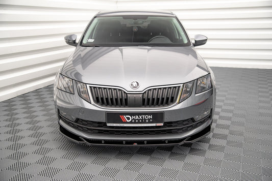 Front Ansatz V.2 für Skoda Octavia Mk3 Facelift Carbon Look