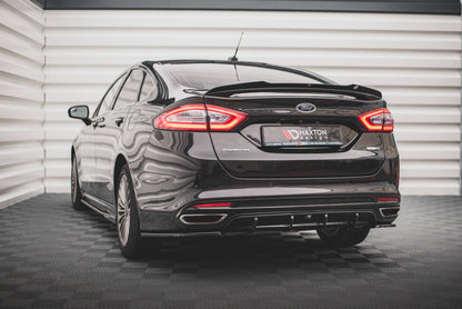 Diffusor Heck Ansatz für Ford Mondeo Mk5 Carbon Look