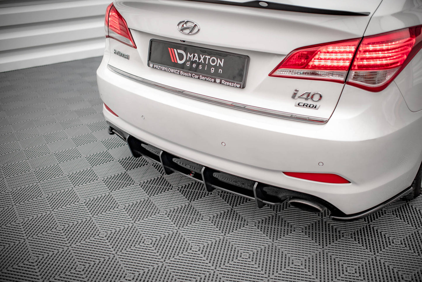 Street Pro Heckschürze für Hyundai I40 Mk1