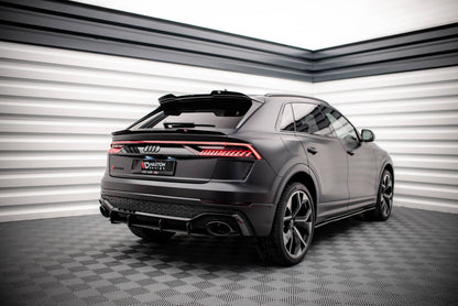 Höher Spoiler CAP für Audi RSQ8 Mk1 schwarz Hochglanz