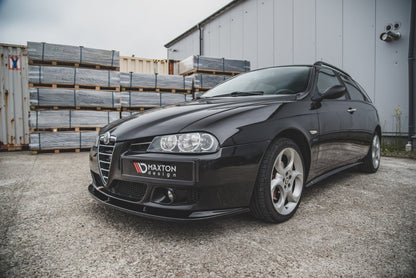 Front Ansatz für Alfa Romeo 156 Facelift schwarz matt