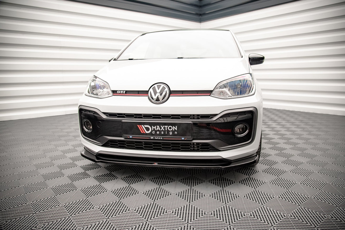 Front Ansatz für Volkswagen Up GTI schwarz matt