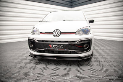 Front Ansatz für Volkswagen Up GTI schwarz Hochglanz
