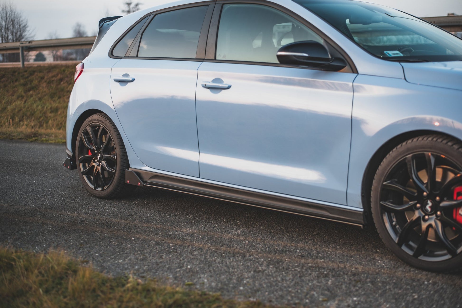 Seitenschweller Ansatz für + Flaps  V.5 Hyundai I30 N Mk3 / Mk3 FL Hatchback/Fastback