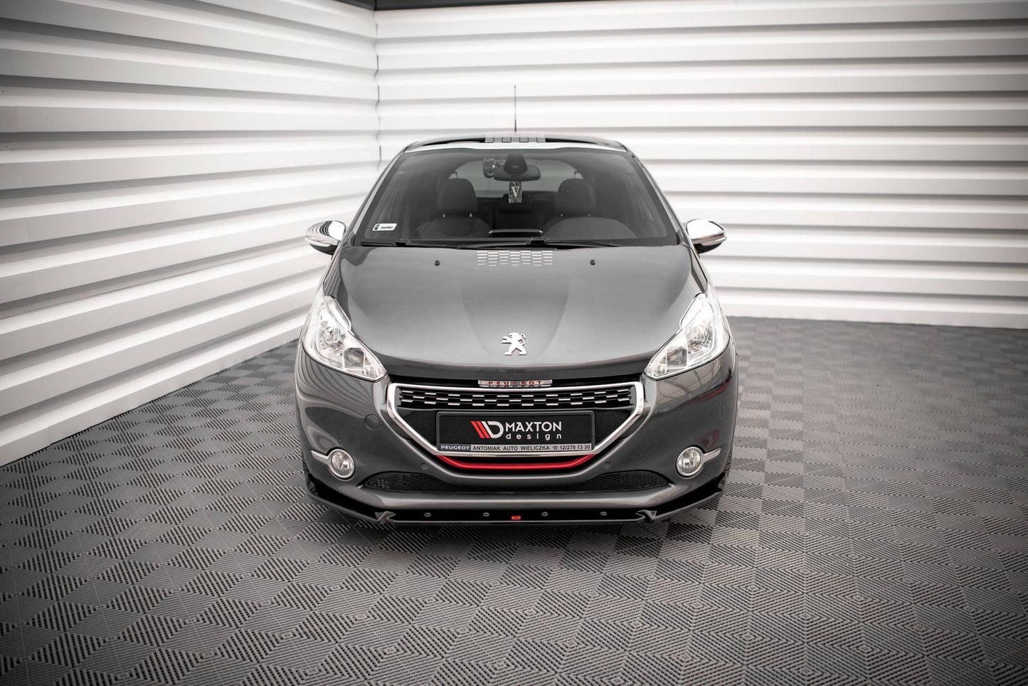 Front Ansatz V.2 für Peugeot 208 GTi Mk1 Carbon Look