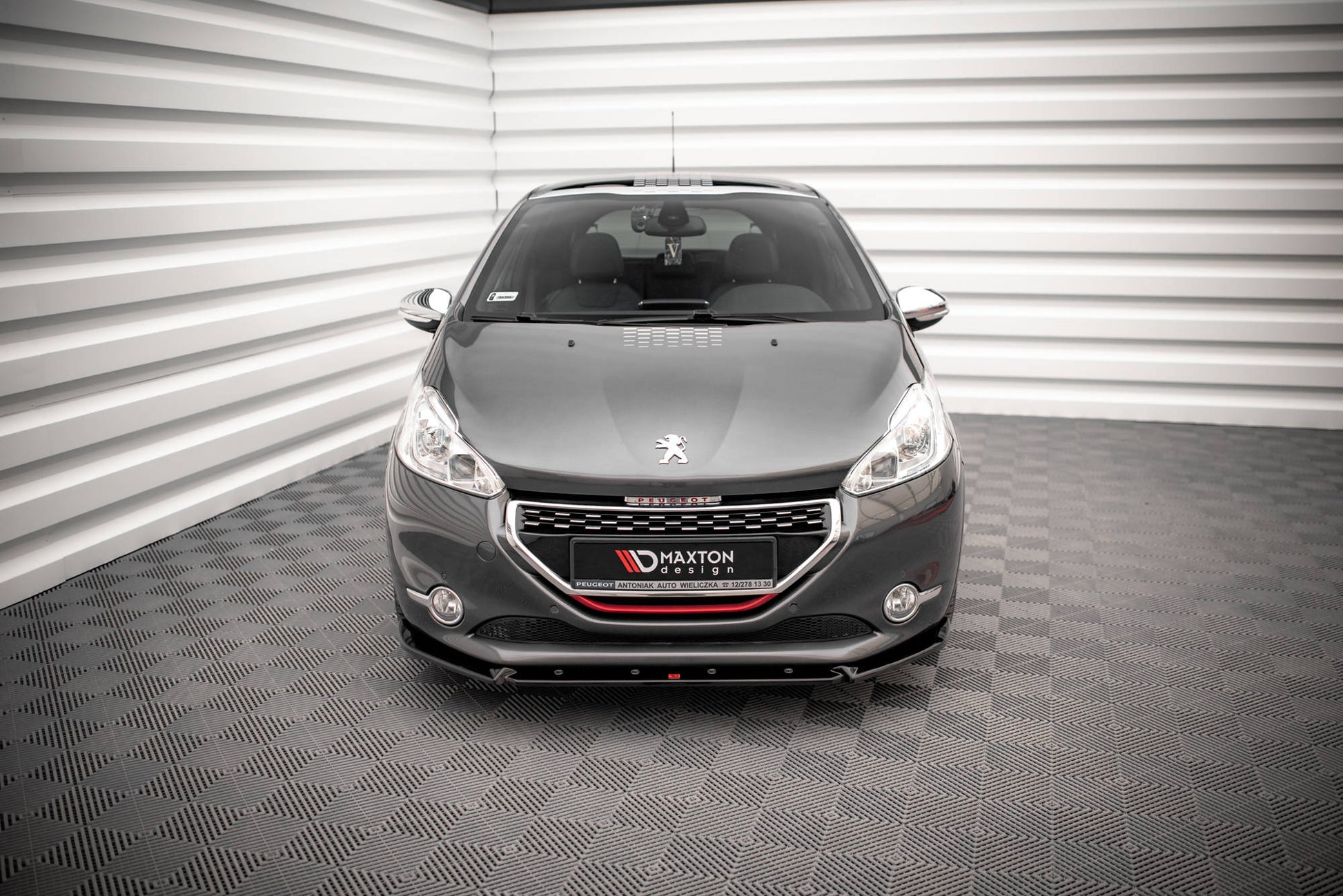 Front Ansatz V.2 für Peugeot 208 GTi Mk1 Carbon Look