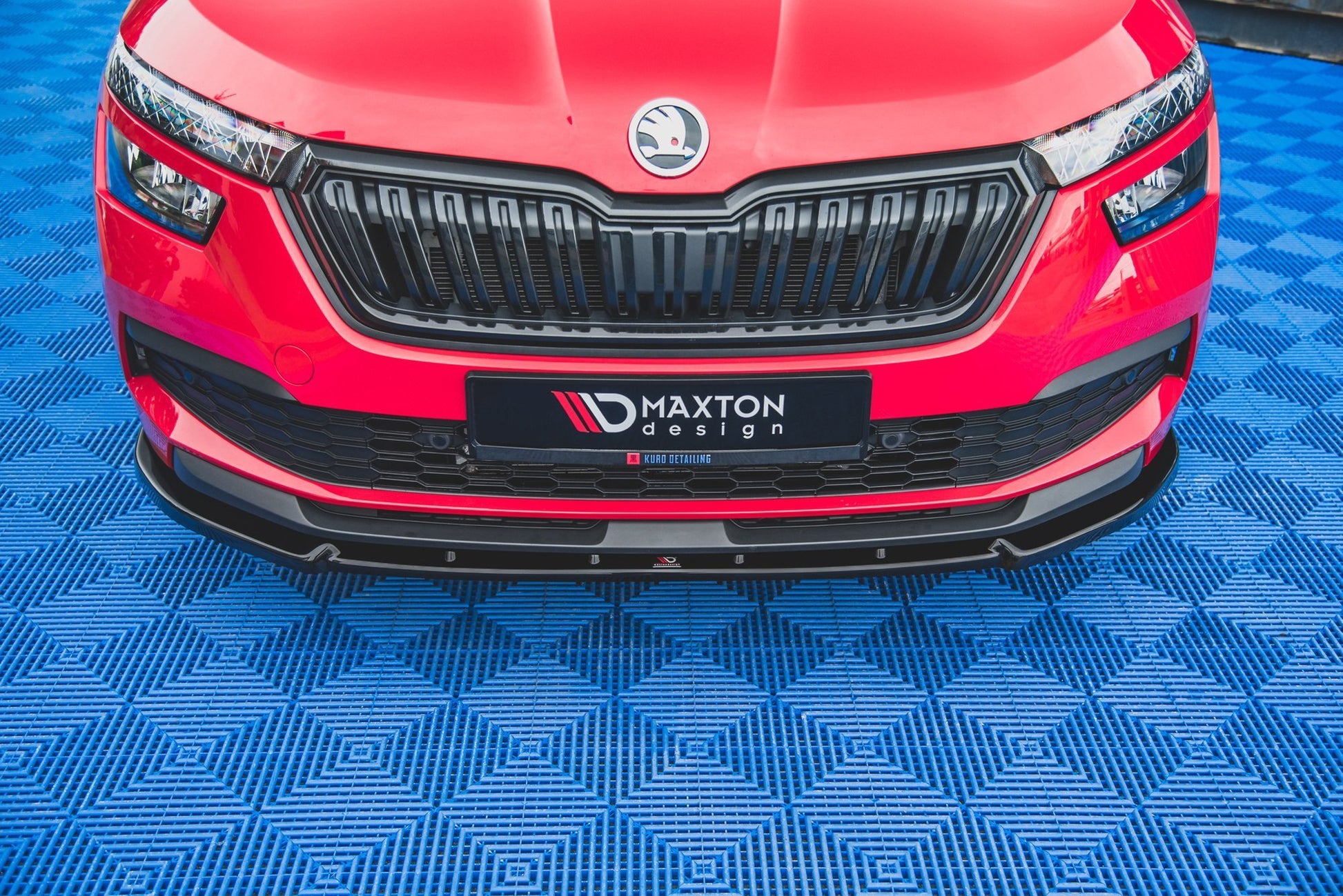 Front Ansatz V.2 für Skoda Kamiq Carbon Look