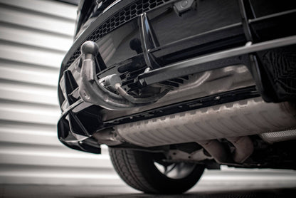 Mittlerer Diffusor Heck Ansatz DTM Look für Lamborghini Urus Mk1 schwarz Hochglanz