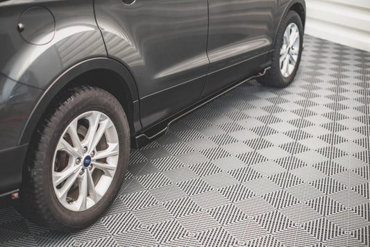 Seitenschweller Ansatz für Ford Escape Mk3 schwarz matt