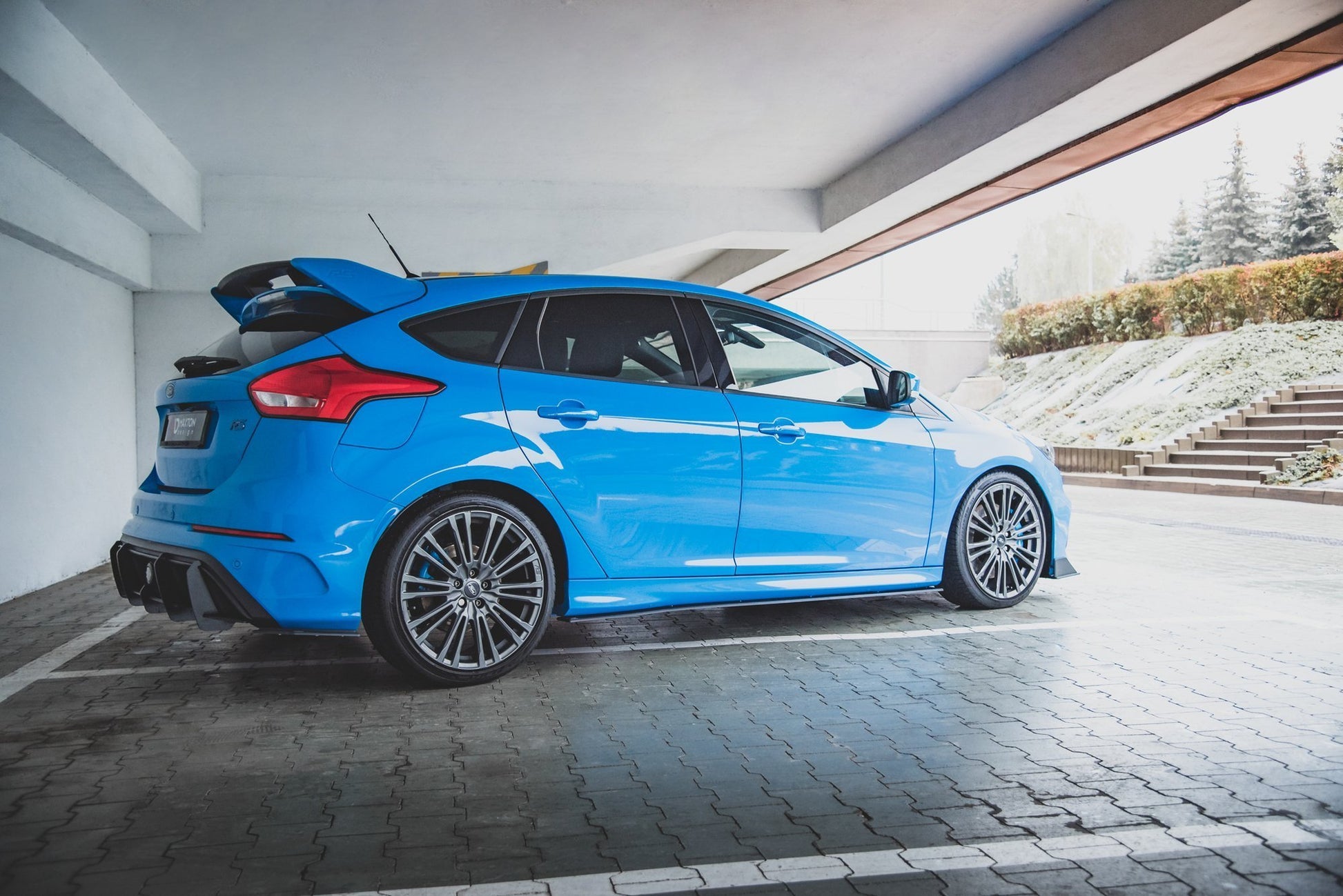 Robuste Racing Seitenschweller Ansatz für für Ford Focus RS Mk3