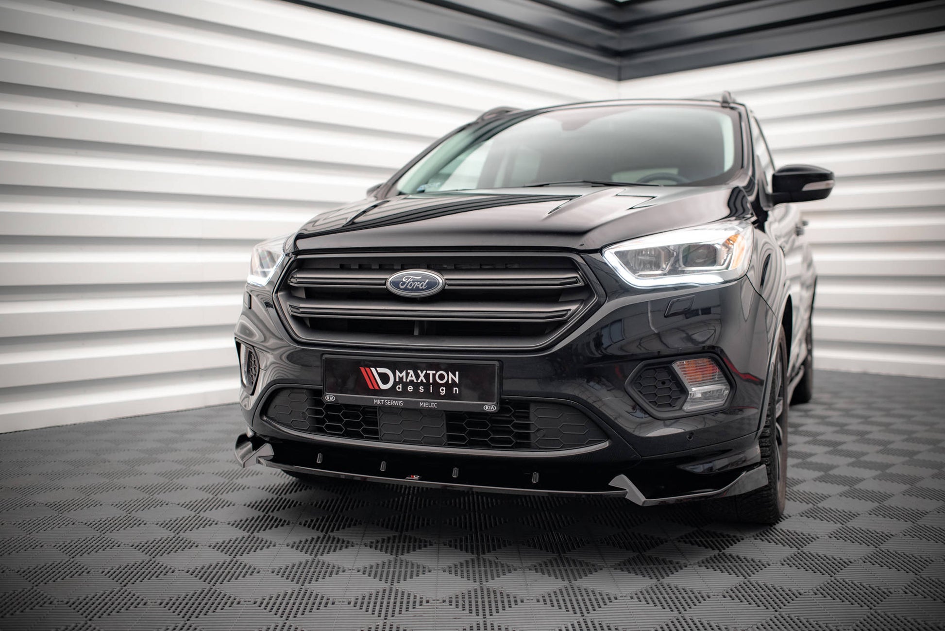 Front Ansatz V.2 für Ford Escape ST-Line Mk3 schwarz matt
