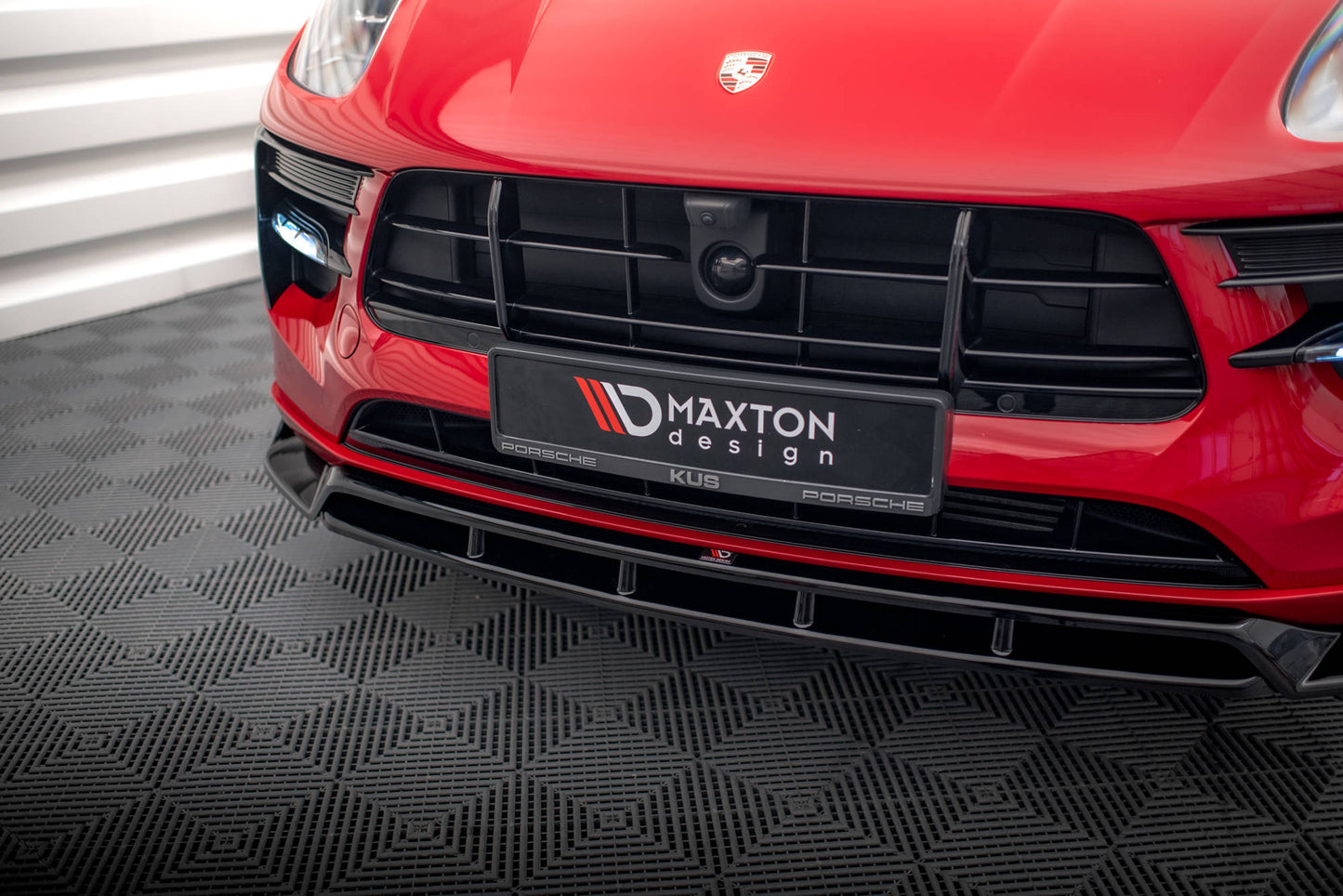Front Ansatz V.2 für Porsche Macan Mk1 Facelift Carbon Look