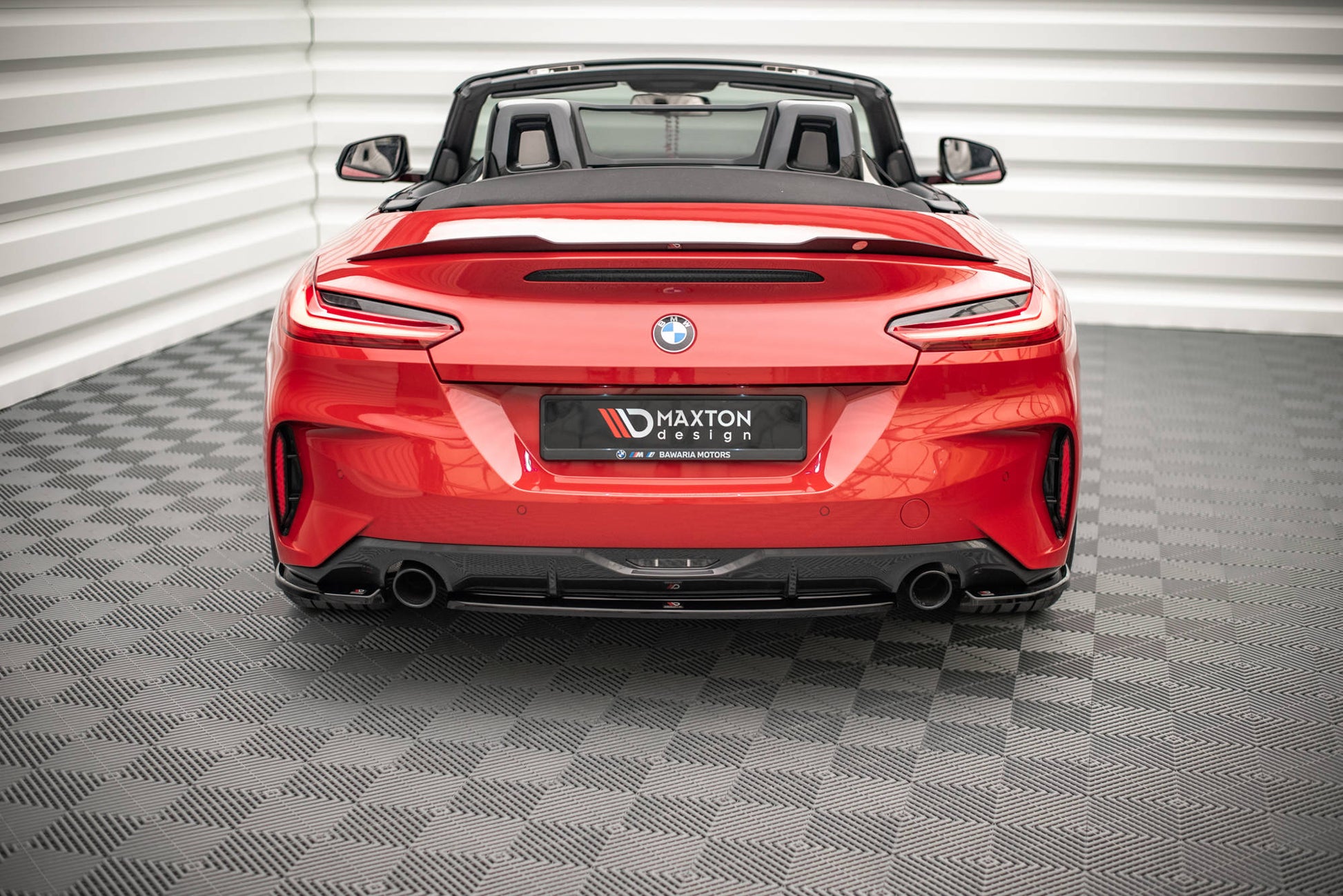 Mittlerer Diffusor Heck Ansatz für BMW Z4 M-Paket G29 Carbon Look