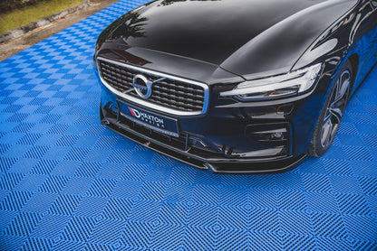 Front Ansatz V.1 für Volvo S60/V60 R-Design Mk3 schwarz matt