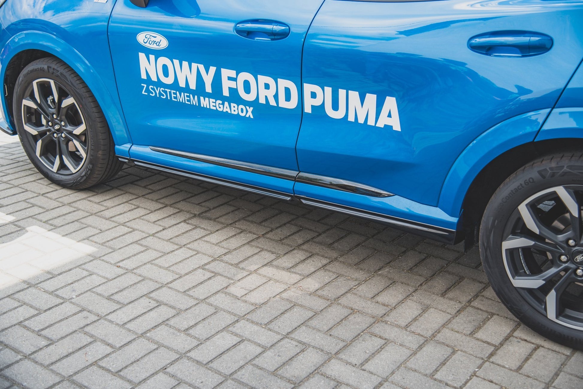 Seitenschweller Ansatz für Ford Puma ST-Line schwarz Hochglanz