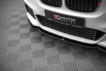 Front Ansatz V.1 für BMW X1 M-Paket F48 Carbon Look