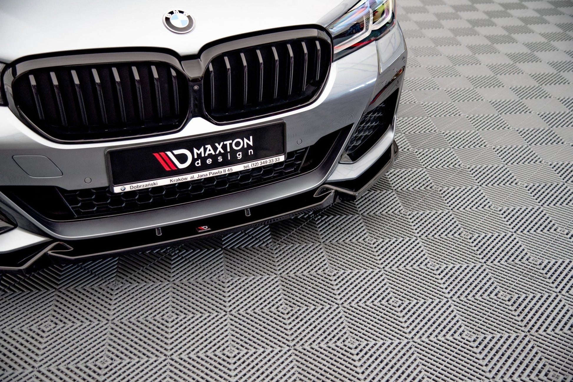 Front Ansatz V.1 für BMW 5er G30 Facelift M-Paket Carbon Look