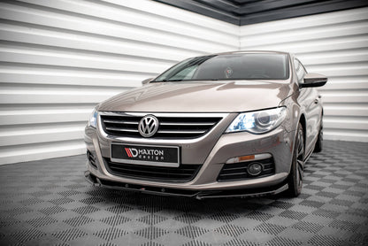 Front Ansatz V.4 für Volkswagen Passat CC schwarz matt