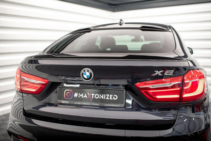 Spoiler CAP für 3D BMW X6 M-Paket F16 schwarz matt