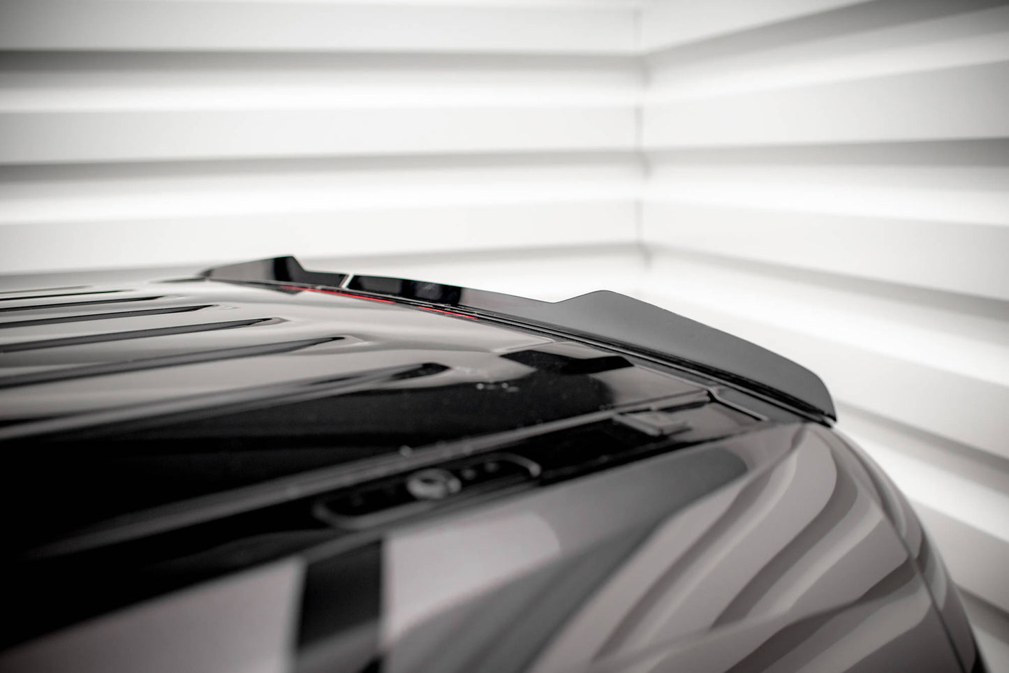 Spoiler CAP für Peugeot Partner Mk3 schwarz matt