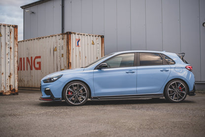 Seitenschweller Ansatz für V.5 Hyundai I30 N Mk3 / Mk3 FL Hatchback/ Fastback Carbon Look